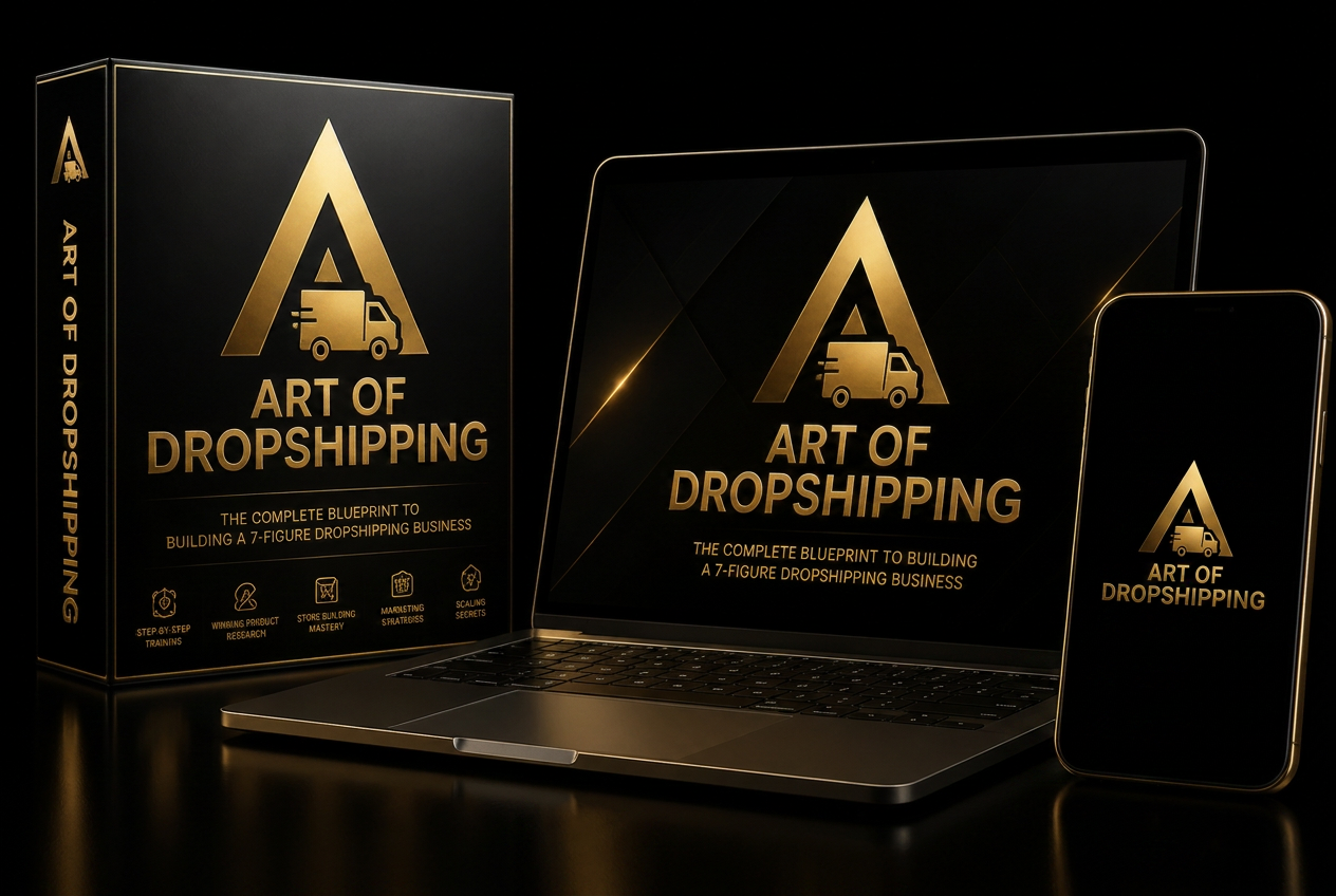 Complete Art of Dropshipping bundle across devices